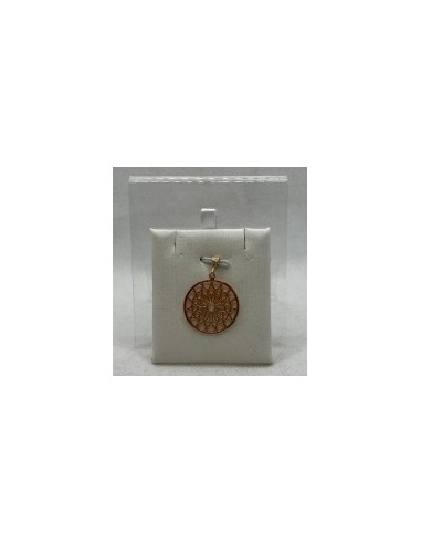 Silver and gold pendant necklace