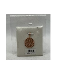 Silver and gold pendant necklace