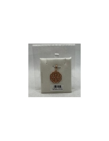 Silver and gold pendant necklace