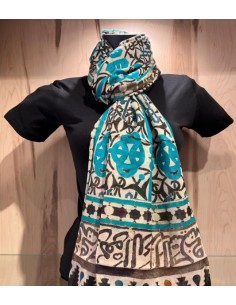 Pashmina cotton-modal grande- Mosaicos Alhambra