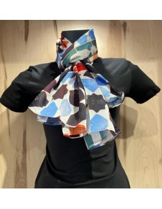 Silk foulard - Granada Mosaic design