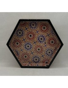 Bandeja hexagonal T.1- Mosaicos Alhambra