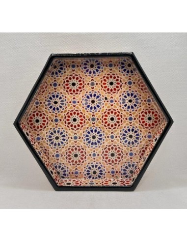 Bandeja hexagonal T.2- Mosaicos Alhambra