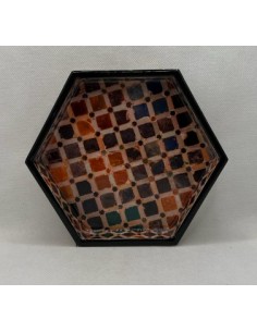 Bandeja hexagonal T.1- Mosaicos Alhambra