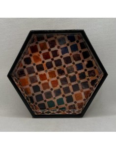 Bandeja hexagonal T.2- Mosaicos Alhambra