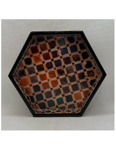 Bandeja hexagonal T.2- Mosaicos Alhambra