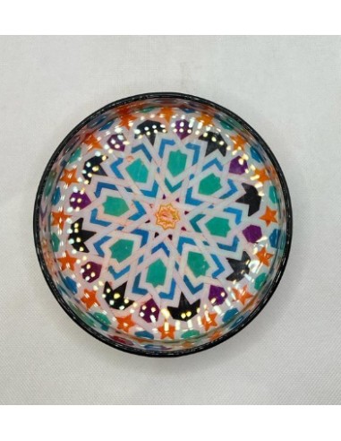 Circular Taracea design wooden tray...