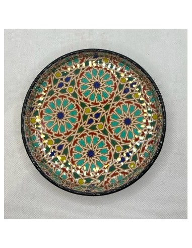 Circular Taracea design wooden tray...