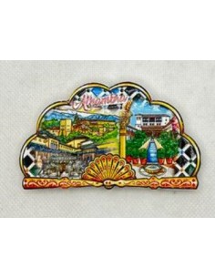 Imán figuras Granada y La Alhambra- Mosaico Alhambra