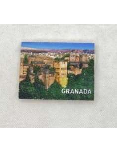 Imán figuras Granada y La Alhambra- Mosaico Alhambra