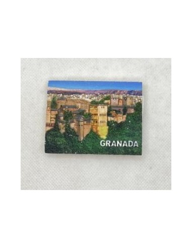 Imán figuras Granada y La Alhambra- Mosaico Alhambra
