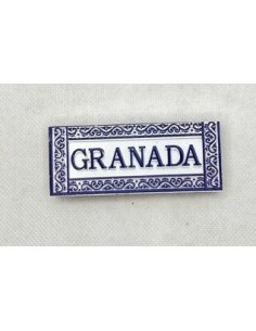 Imán figuras Granada y La Alhambra- Mosaico Alhambra