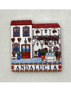 Imán figuras Granada y La Alhambra- Mosaico Alhambra