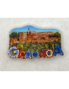 Imán figuras Granada y La Alhambra- Mosaico Alhambra