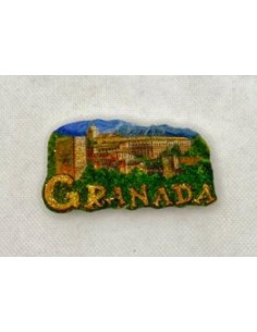 Imán figuras Granada y La Alhambra- Mosaico Alhambra