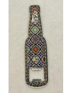 Imán abridor Granada y La Alhambra- Mosaico Alhambra