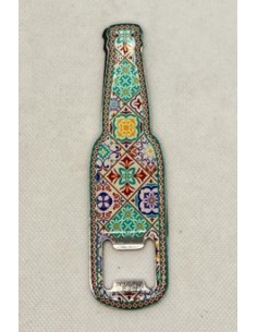 Imán abridor Granada y La Alhambra- Mosaico Alhambra