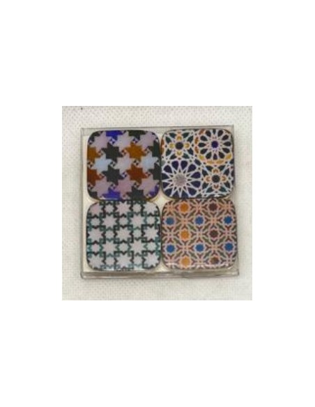 Pack Imanes 4 UDS- Mosaico Alhambra