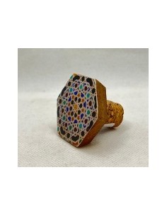 Tapón botella- Mosaicos Alhambra 2