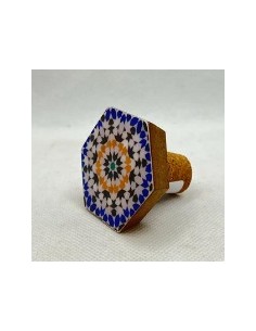Tapón botella- Mosaicos Alhambra 2
