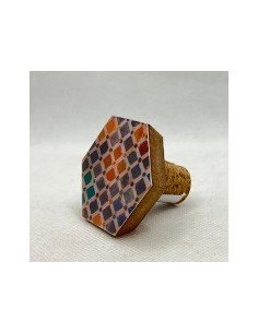 Tapón botella- Mosaicos Alhambra 2