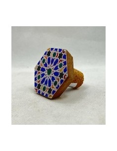 Tapón botella- Mosaicos Alhambra 2