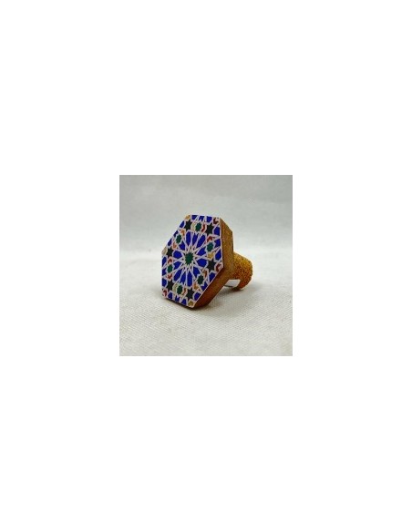 Tapón botella- Mosaicos Alhambra