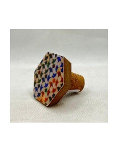 Tapón botella- Mosaicos Alhambra 2