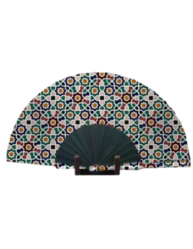 Silk fan and cover set - Alhambra...