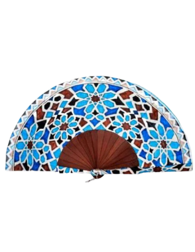 Silk fan and cover set - Alhambra...