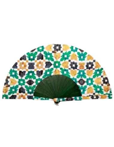 Silk fan and cover set - Alhambra...