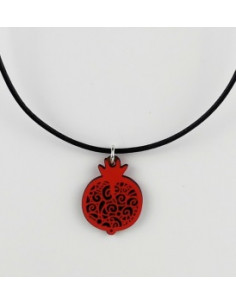 Wooden Granada design pendant necklace - The Granada...