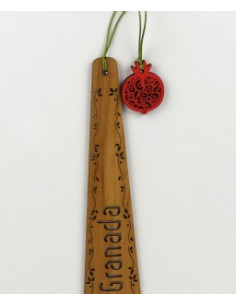 Wooden bookmark with wooden Granada detail - The Granada...