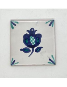 Azulejo - Azul y verde