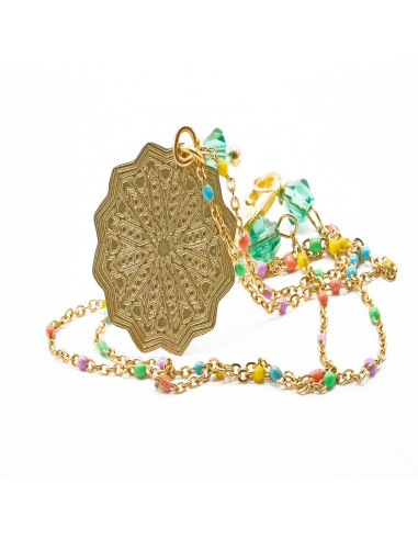 Large Aixa pendant design necklace...