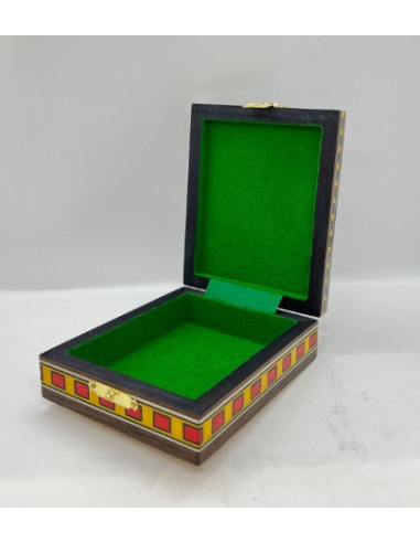 Traditional Taracea card box - 12cm