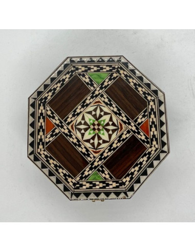 Traditional Taracea box - 10cm