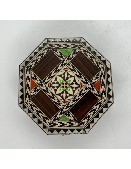 Traditional Taracea box - 10cm