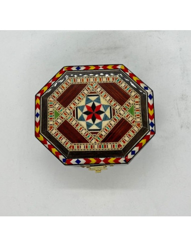 Caja de taracea tradicional 10cm