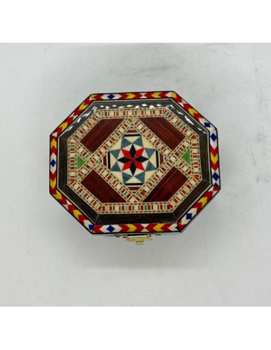 Traditional Taracea box - 10cm
