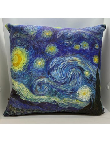 Funda Cojín- La Noche Estrellada- Van Gogh