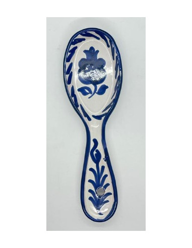 Ceramic spoon holder - Blue Fajalauza...