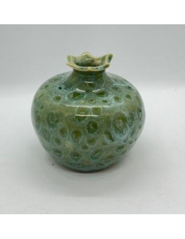 Granada cerámica verde - Pequeña