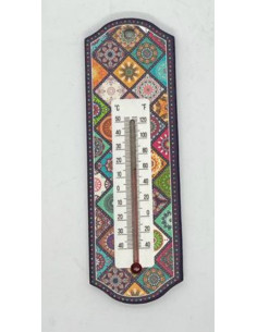 Termómetro de madera