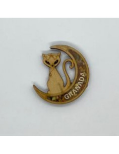 Imán de ámbar Gato