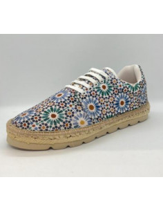 Deportivas hechas a mano modelo Rosetón Vintage